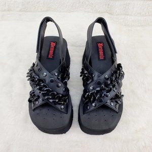 Funn Goth Platform Slingback Sandals